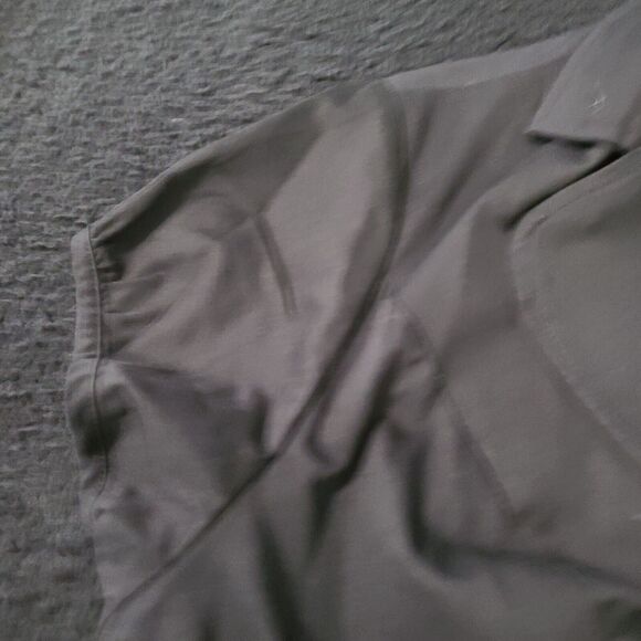 Robbie Bee Womens Belted Blazer Black Size 16 Cotton Blend Short Stretch Sleeve - Picture 7 of 12